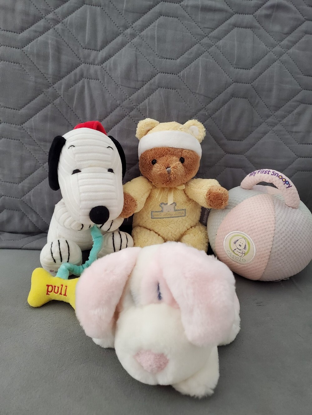 Vintage baby plushies bundle | Snoopy, Carter's Bear, ToysRUs